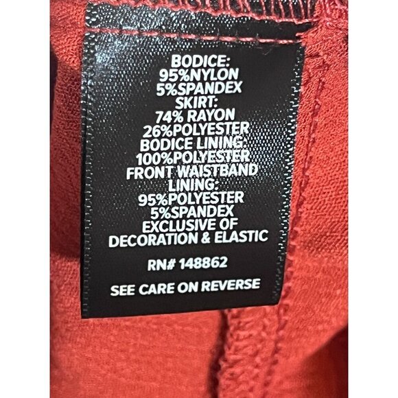 Torrid Top Women 2X Orange Babydoll Boho Hippie Indie Western Feminine Floral - Picture 10 of 12